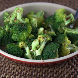 Spicy Steamed Broccoli