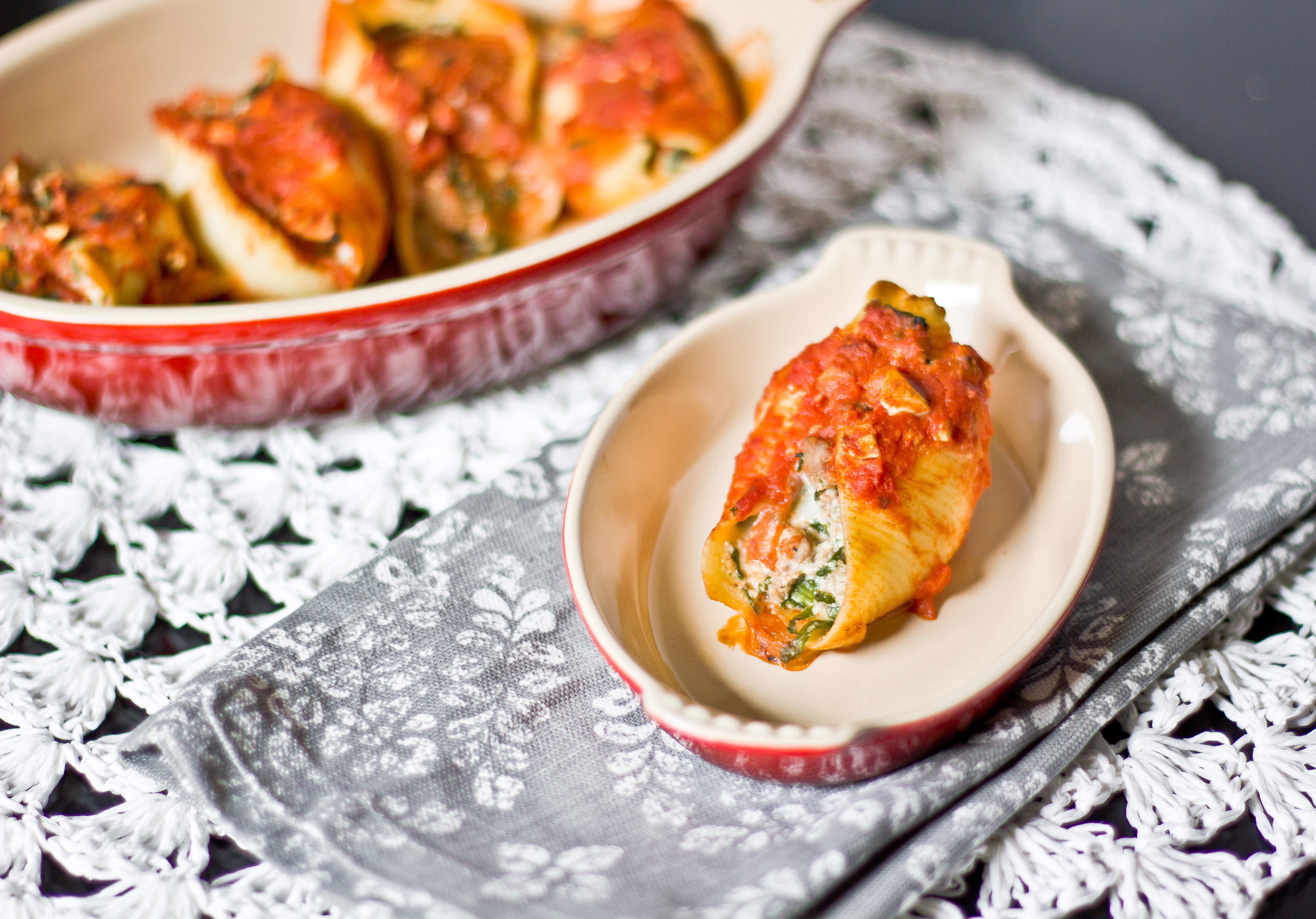 Stuffed Jumbo Pasta Shells A Zesty Bite