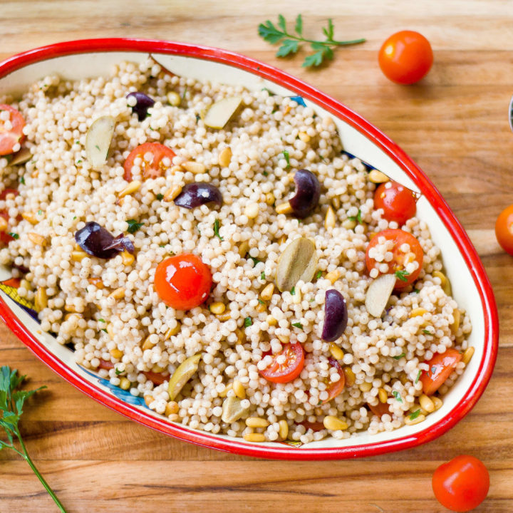 Israeli Couscous with Pine Nuts