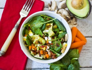 Loaded Spinach Salad