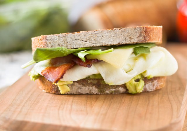 Egg White Bacon Breakfast Sandwich