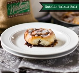 Nutella Walnut Roll