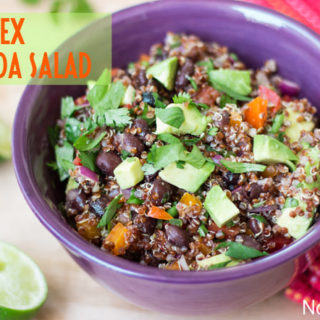 Tex-Mex Quinoa Salad with Cumin Lime Vinaigrette