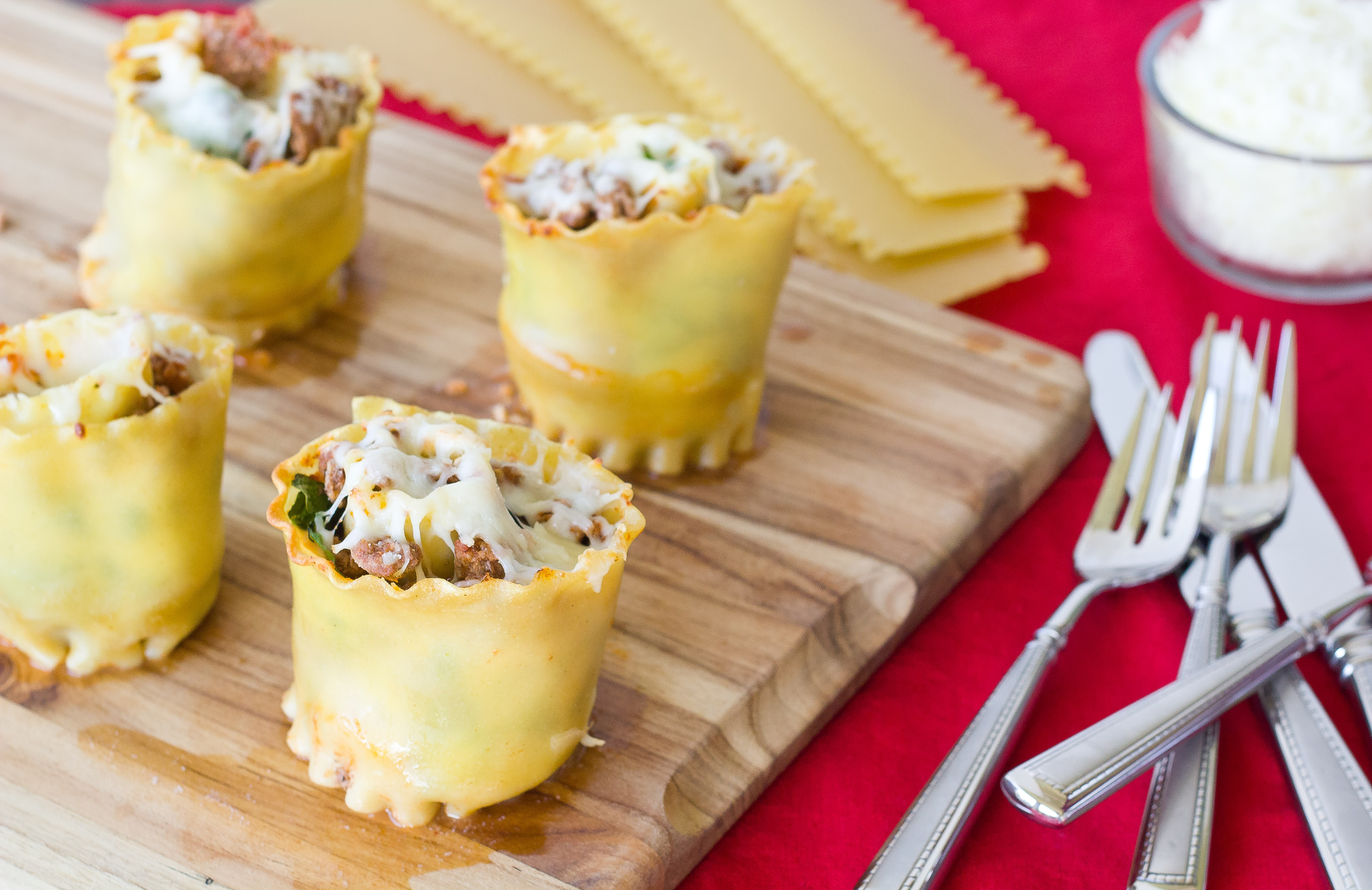 Rolled Lasagna Cups A Zesty Bite