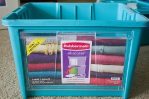 Organizing Food Props with Rubbermaid All Access Organizers