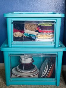Organizing Food Props with Rubbermaid All Access Organizers