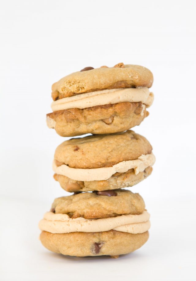 Chocolate Chip - Peanut Butter Cookie Sandwiches