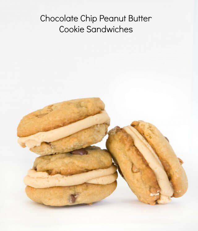 Chocolate Chip - Peanut Butter Cookie Sandwiches