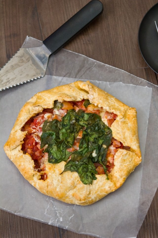 Ham and Spinach Galette