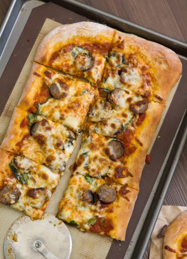 Sausage Creole Pizza | A Zesty Bite