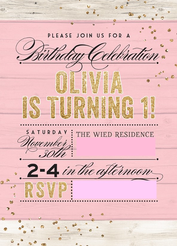 Olivia's First Birthday