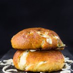 Sausage and cheese stuffed pretzels