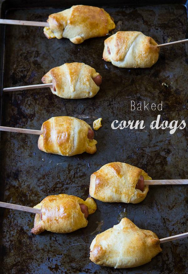 Baked corn dogs 