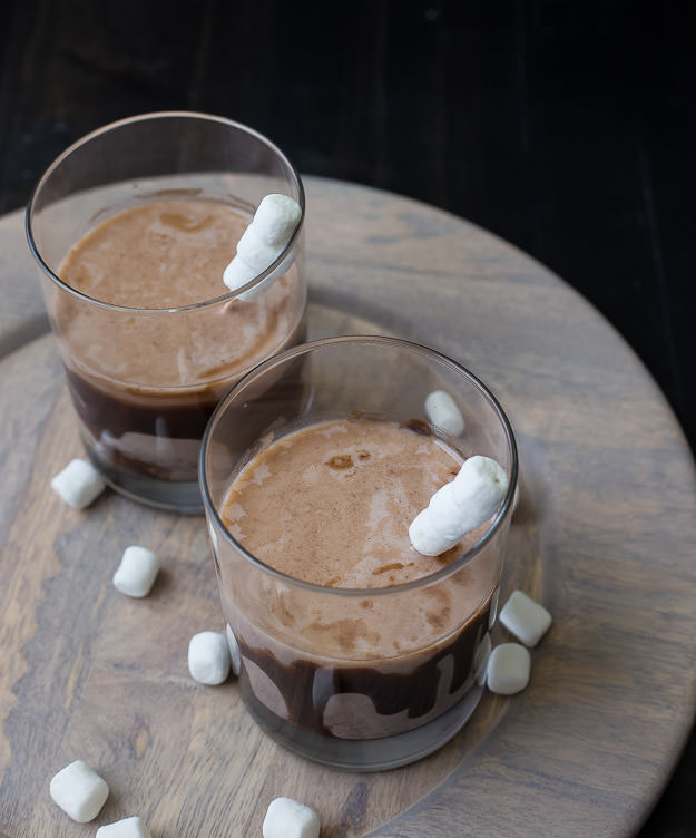 Chocolate marshmallow rumchata drink