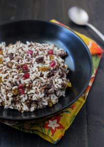 Coconut Rice with California Raisins, Pomegranate and Hazelnuts | A ...