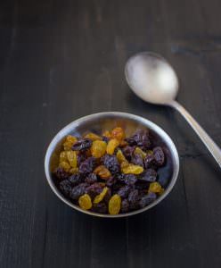Usda Raisins Coconut Rice with California Raisins, Pomegranate and Hazelnuts | A ...