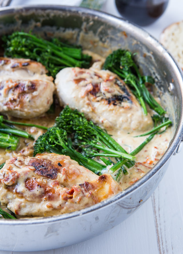 Creamy Skillet Chicken With Sun Dried Tomatoes A Zesty Bite