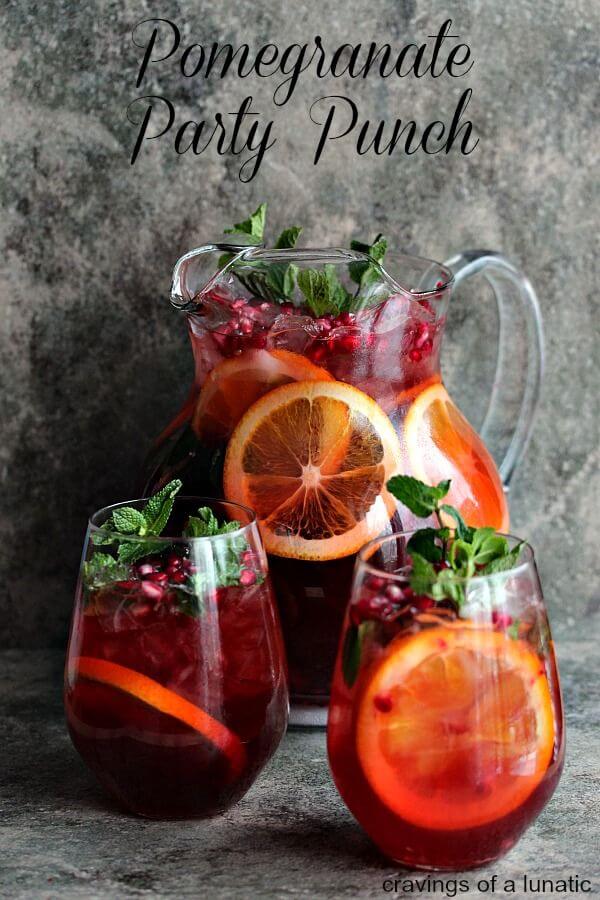pomegranate party punch