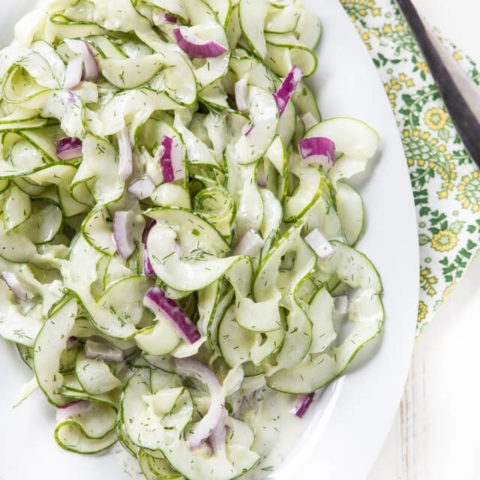 cucumber salad with ranch