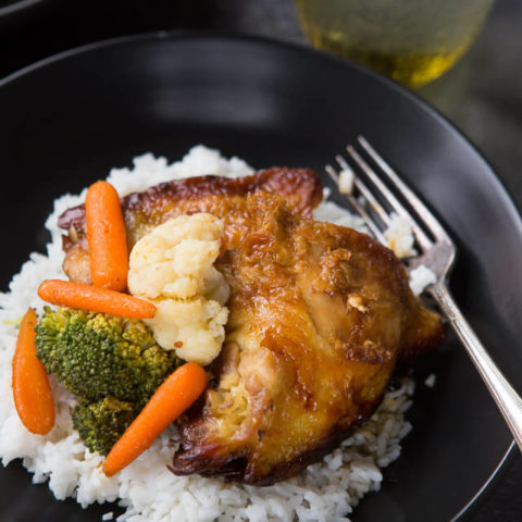 Asian Slow Cooker Chicken Thighs