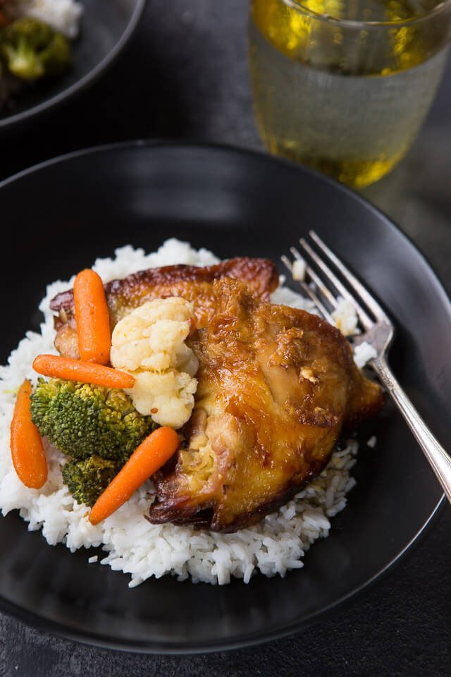 Asian Slow Cooker Chicken Thighs