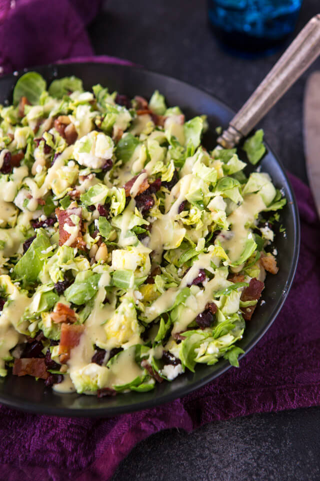 Bacon and Brussels Sprouts Salad