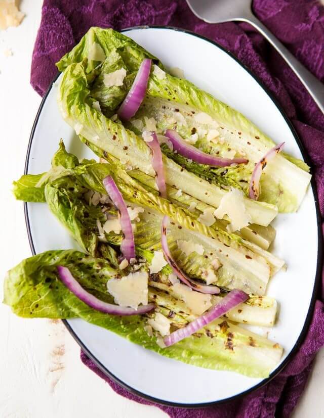 Romaine Salad with Parmesan Cheese