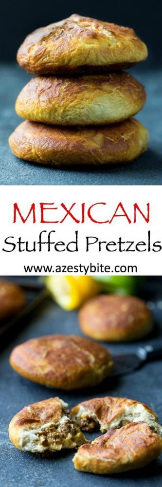 Mexican Stuffed Pretzels
