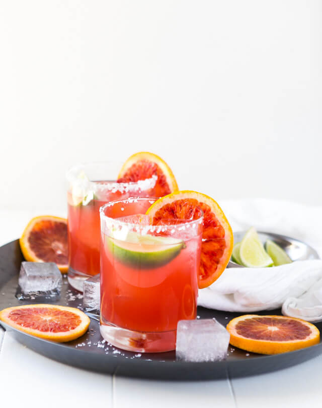Blood Orange Margarita | A Zesty Bite