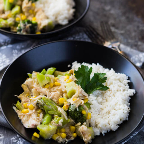 Slow Cooker Broccoli and Chicken