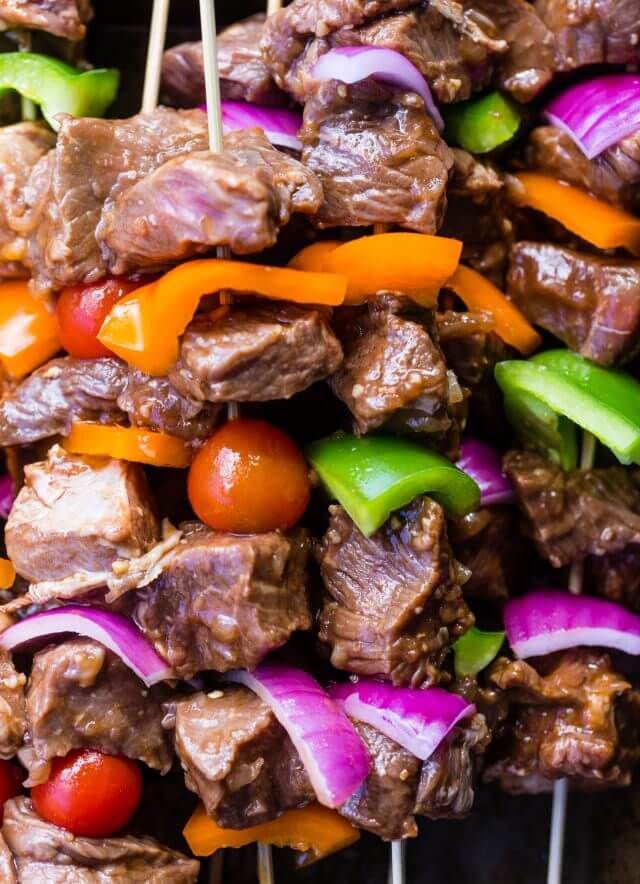 Marinated Beef Shish Kabobs