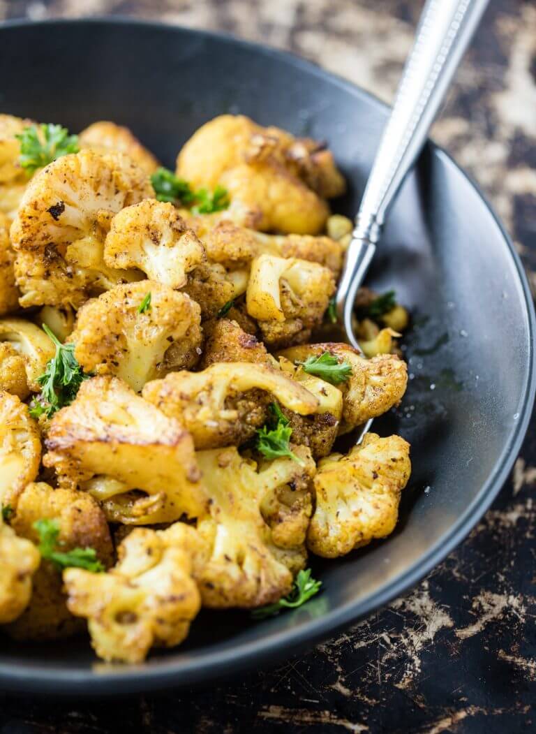 Crispy Turmeric Cauliflower (Modern Comfort Cooking) A Zesty Bite