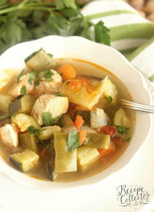 Skinny Chicken Vegetable Soup