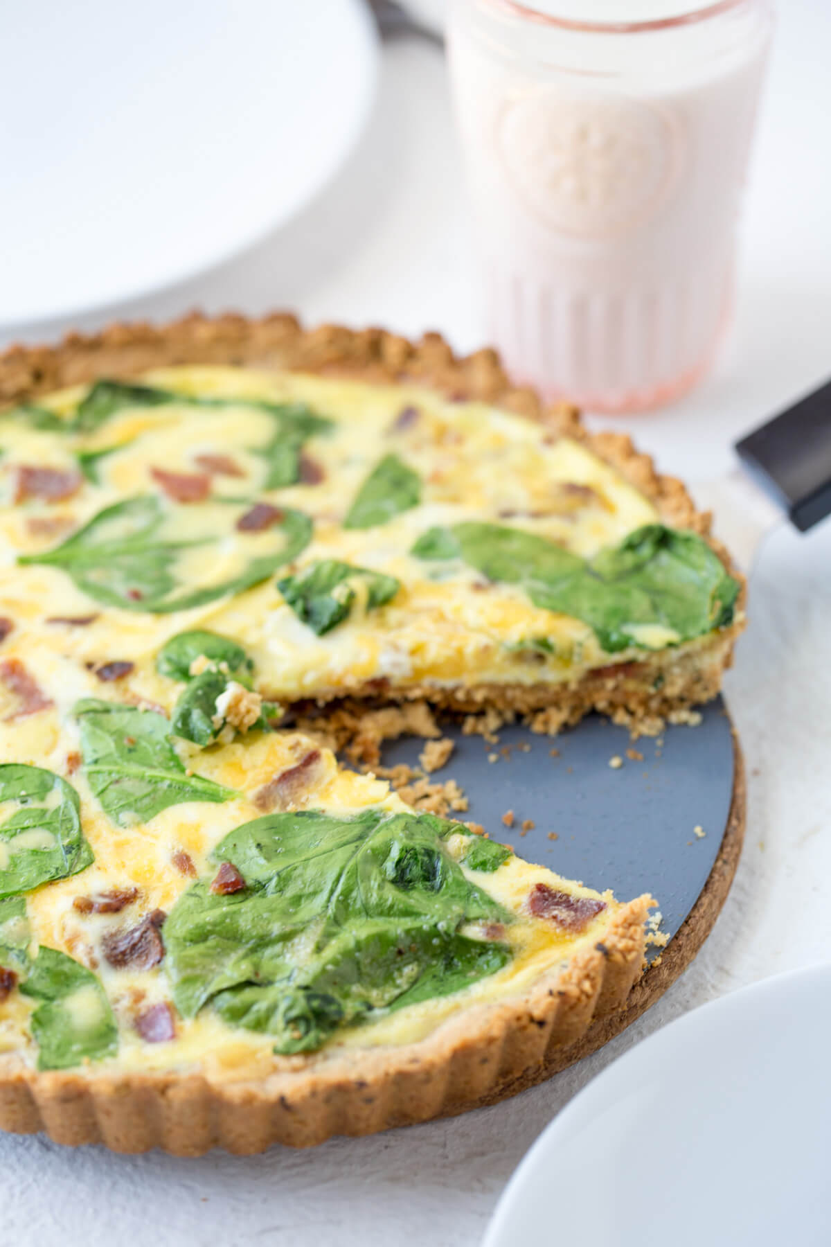 Keto Breakfast Quiche | A Zesty Bite