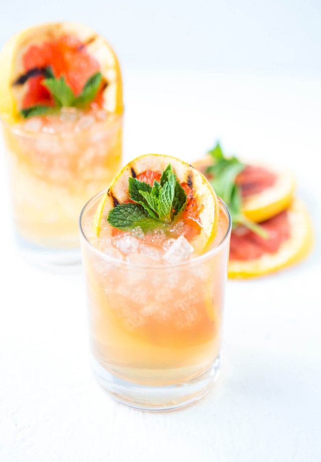 Grilled Grapefruit Cocktail