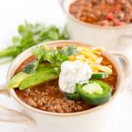 Chili made with beans