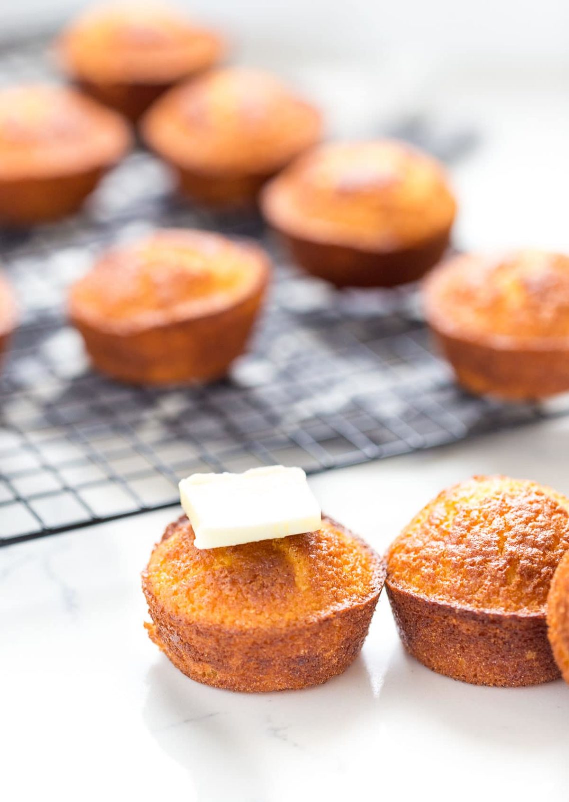 Honey Cornbread Muffins | A Zesty Bite