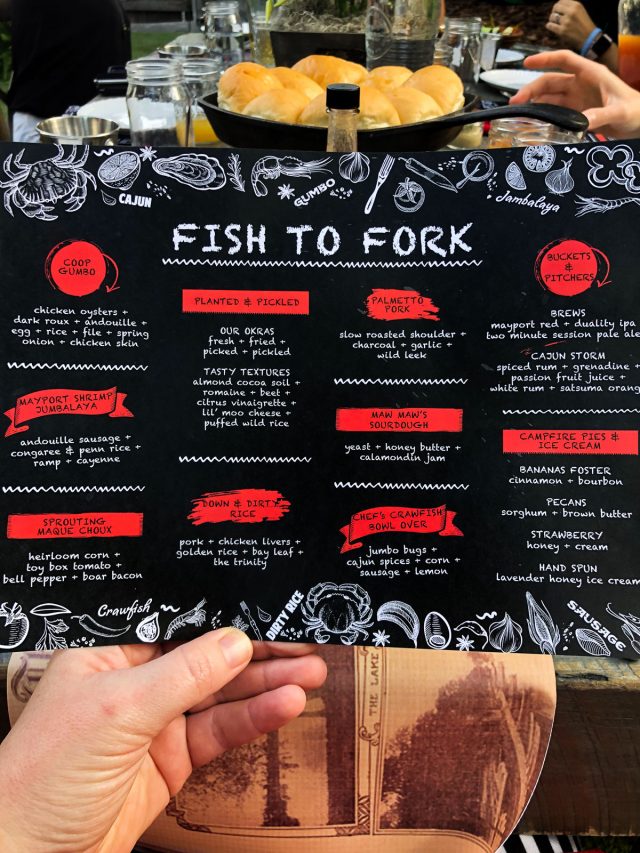 fish to fork menu