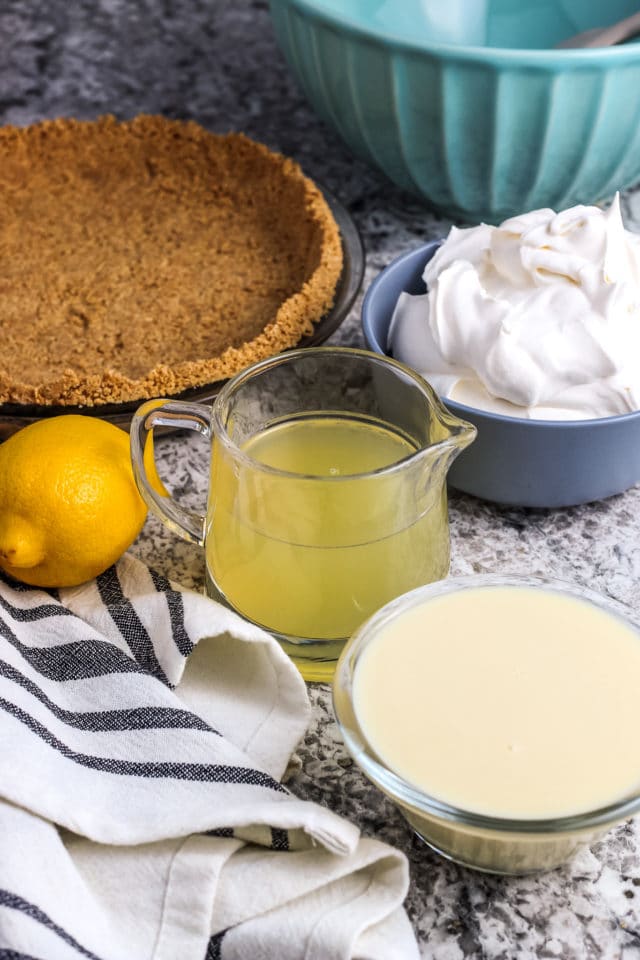 Lemonade Pie Ingredients
