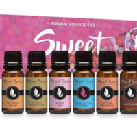 Sweet Gift Set of 6 Premium Grade Fragrance Oils - Bubble Gum, Orange Creamsicle, Peaches & Cream...