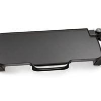 22-inch Electric Griddle With Removable Handles,Black