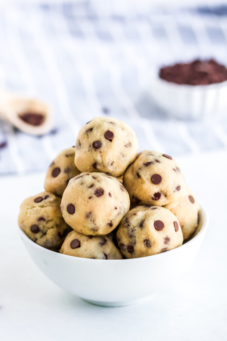 Keto Cookie Dough Fat Bombs | A Zesty Bite