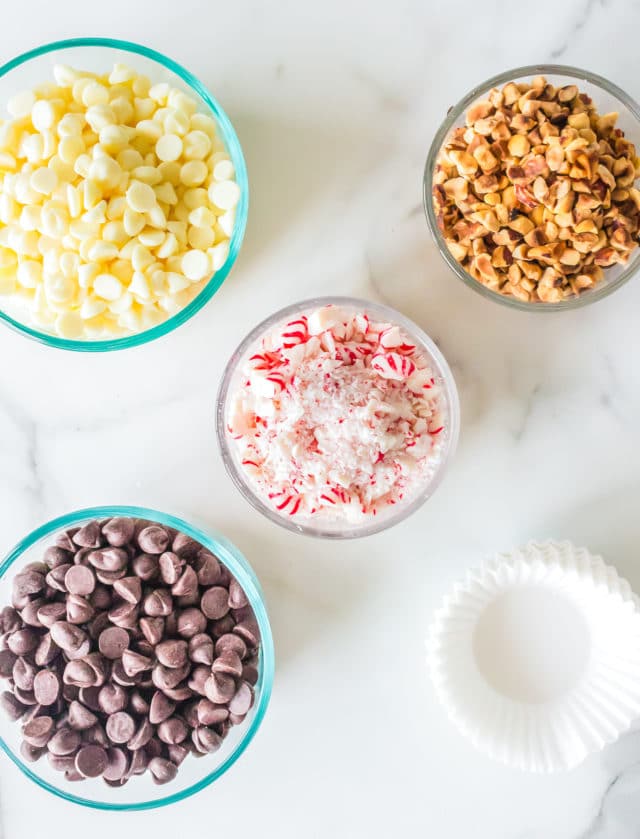 ingredients for peppermint bark