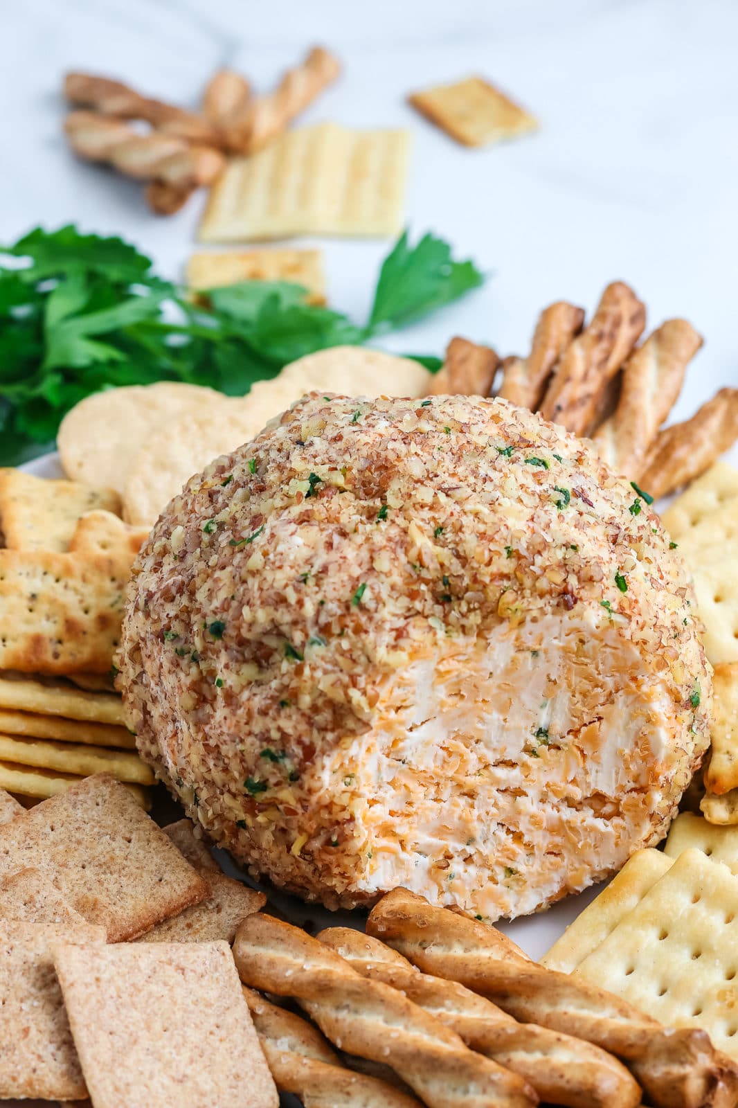 Easy Classic Cheese Ball Recipe | A Zesty Bite